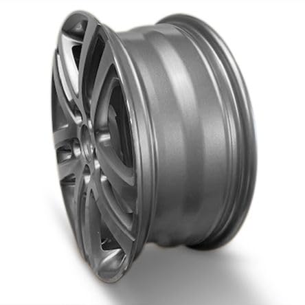 2005-2014 Volkswagen Jetta 16 Inch Gun Metal Alloy Wheel - Direct OE Replacement - Machine Cut Face Design - Perfect for Daily Commuting & Road Trips