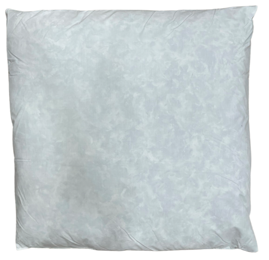 24x24 Inch Feather and Down Insert Pillow - Ultra Soft & Hypoallergenic for Bed, Sofa, and Lounge Comfort