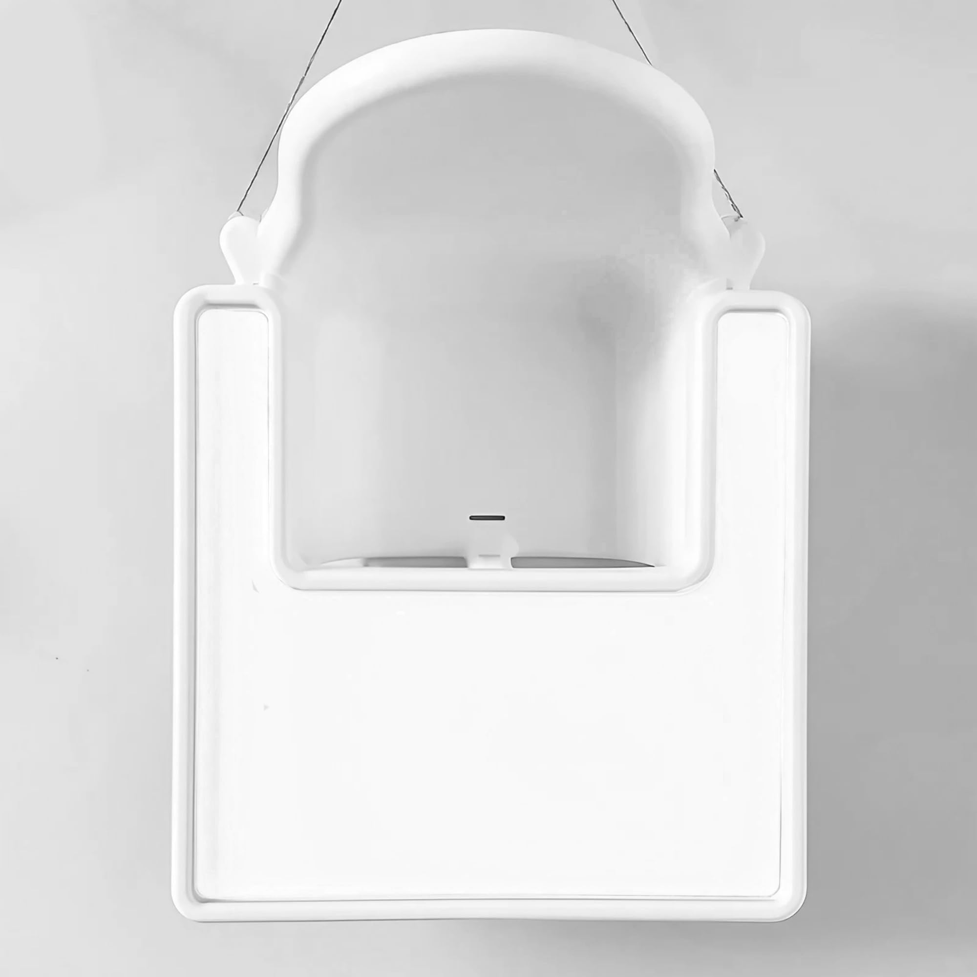 ANTILOP White High Chair Tray - Baby Finger Foods Silicone Placemat | Dishwasher Safe Toddler Feeding Mat for Highchairs | Perfect for Mess-Free Mealtime & Baby-Led Weaning