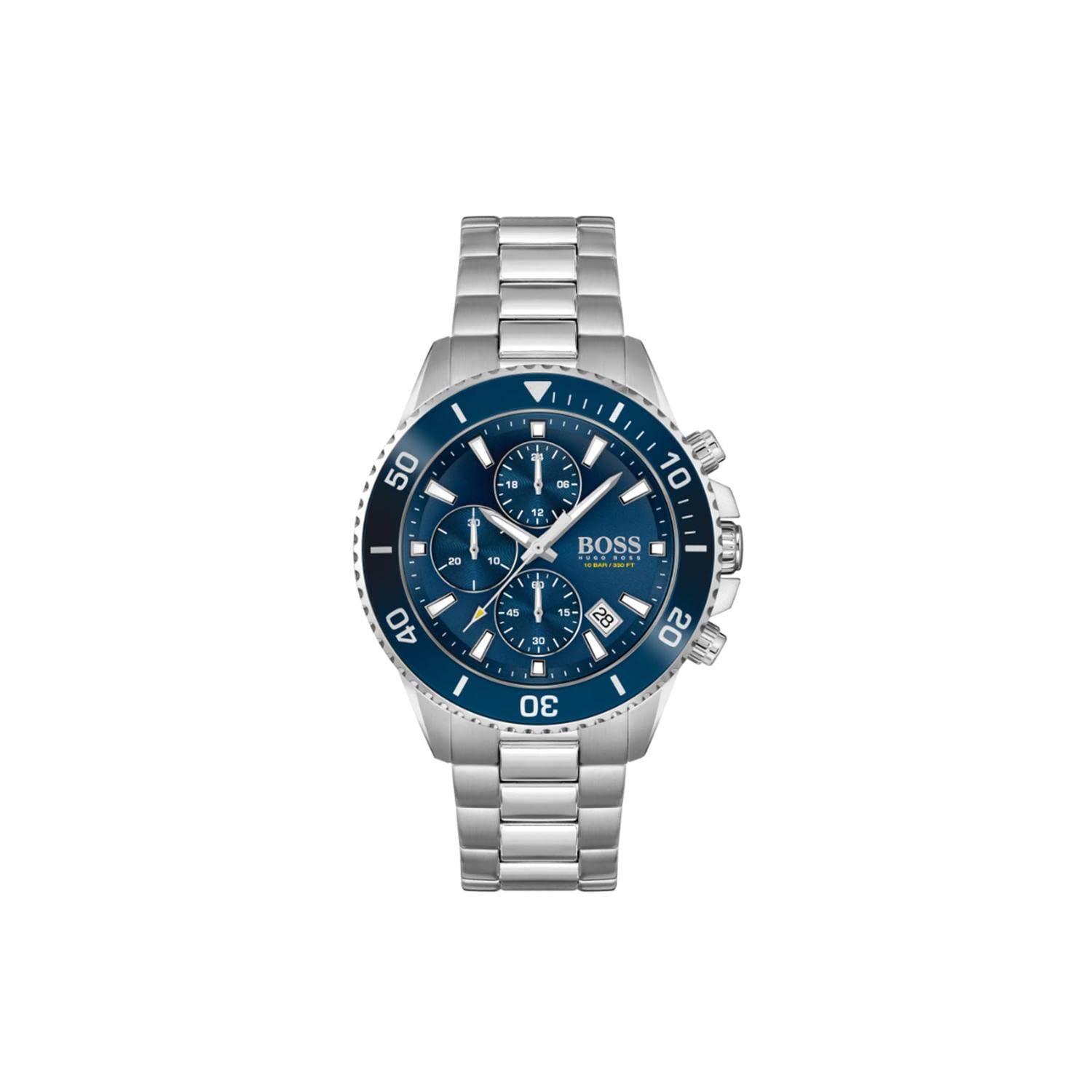BOSS Men's Center Court Chronograph Stainless Steel Watch - Water Resistant 100M - Luxury Dress Watch for Business, Formal Events & Everyday Wear