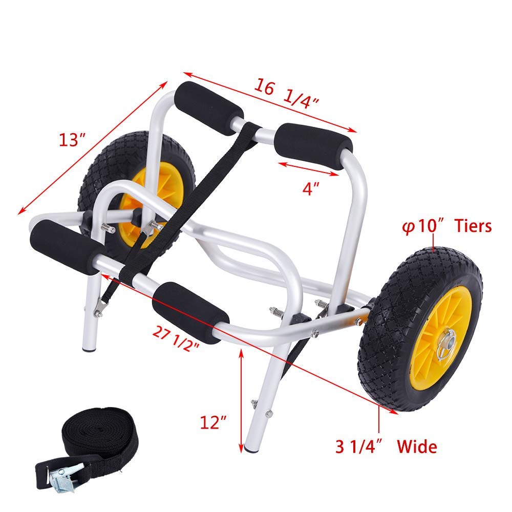 SSLine Portable Kayak Cart - 10