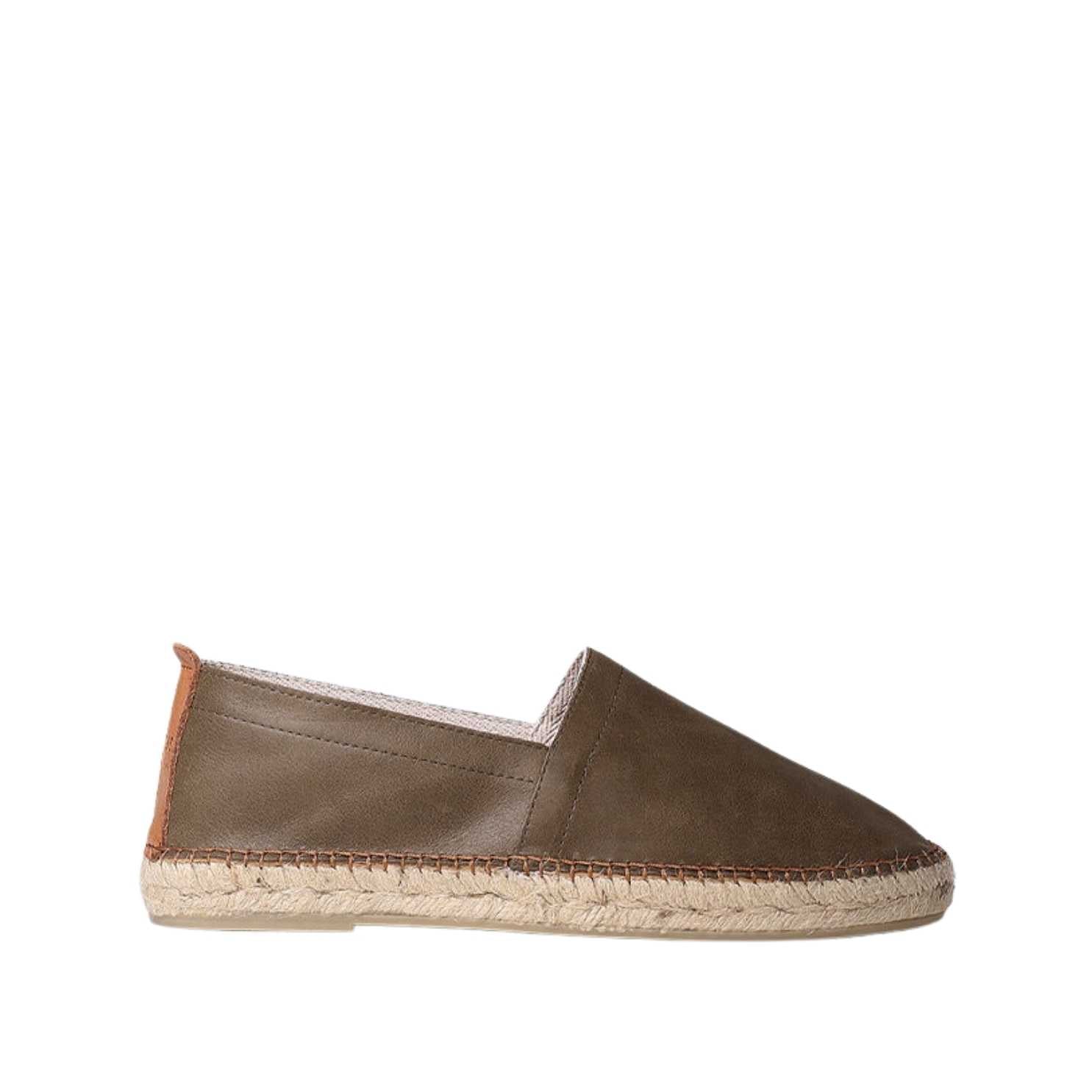 Premium Men's Leather Flat Espadrilles - Comfortable Casual Shoes for Summer & Beach - Marc Collection | Perfect for Vacation, Walking & Outdoor Activities