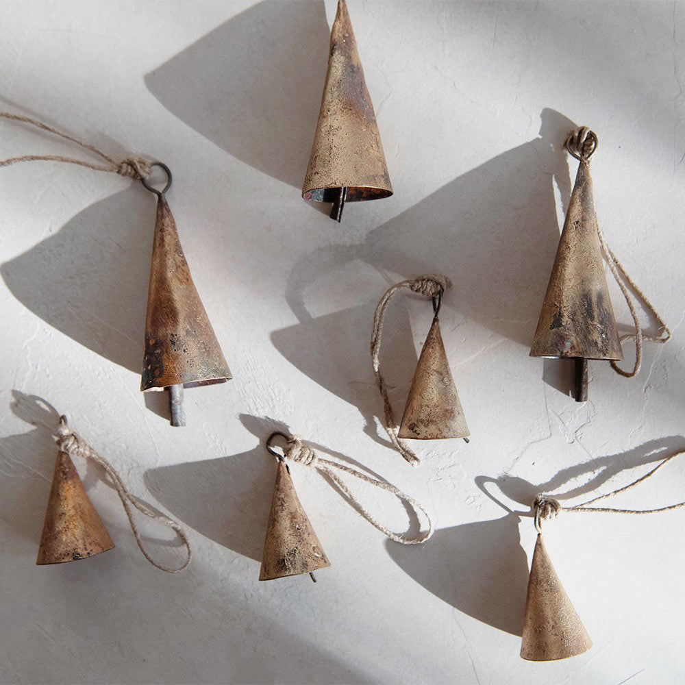 Mini Christmas Tree Bell Ornament - Handmade Holiday Decor for Xmas Tree, Home, Party & Gift Giving | Perfect for Festive Decorations, DIY Crafts & Holiday Celebrations