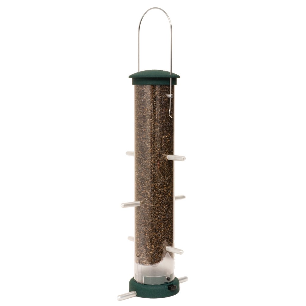 Aspects 422 Quick Clean Seed Tube Bird Feeder for Small Birds - Easy to Fill & Clean, Durable Spruce Design - Perfect for Backyards, Gardens & Outdoor Bird Watching