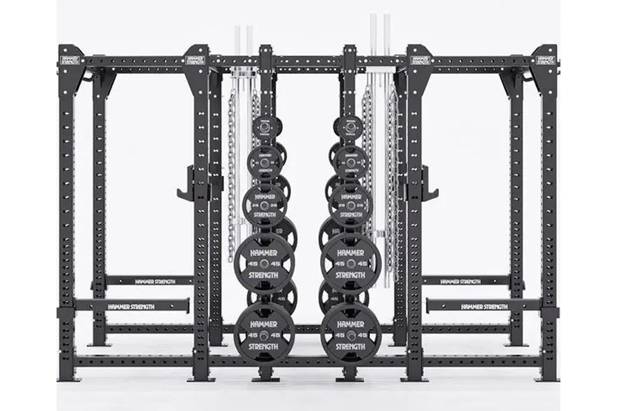 Hammer Strength HD Elite ID Combo Rack - Professional Gym Power Rack for Weightlifting & Strength Training - Perfect for Home & Commercial Gym Use