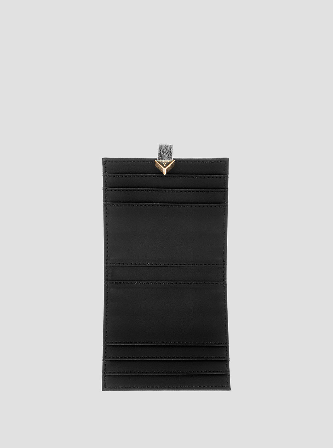Black Laurel Logo Tab Card Holder - Slim RFID Blocking Wallet for Credit Cards & IDs - Perfect for Travel, Work, and Everyday Use