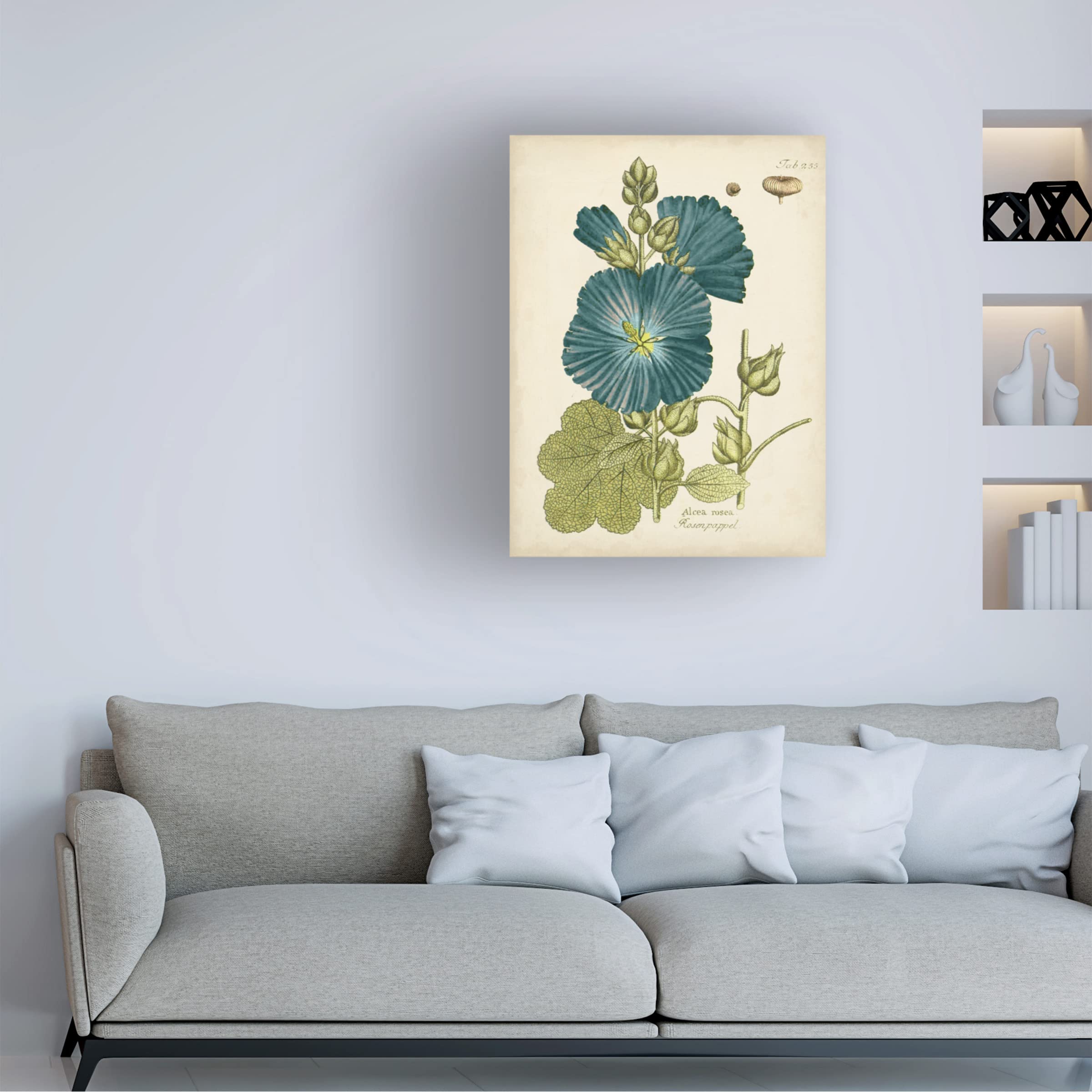 Trademark Fine Art 'Eloquent Botanical IV' Canvas Wall Art by Vision Studio - Perfect for Living Room, Bedroom & Office Decor