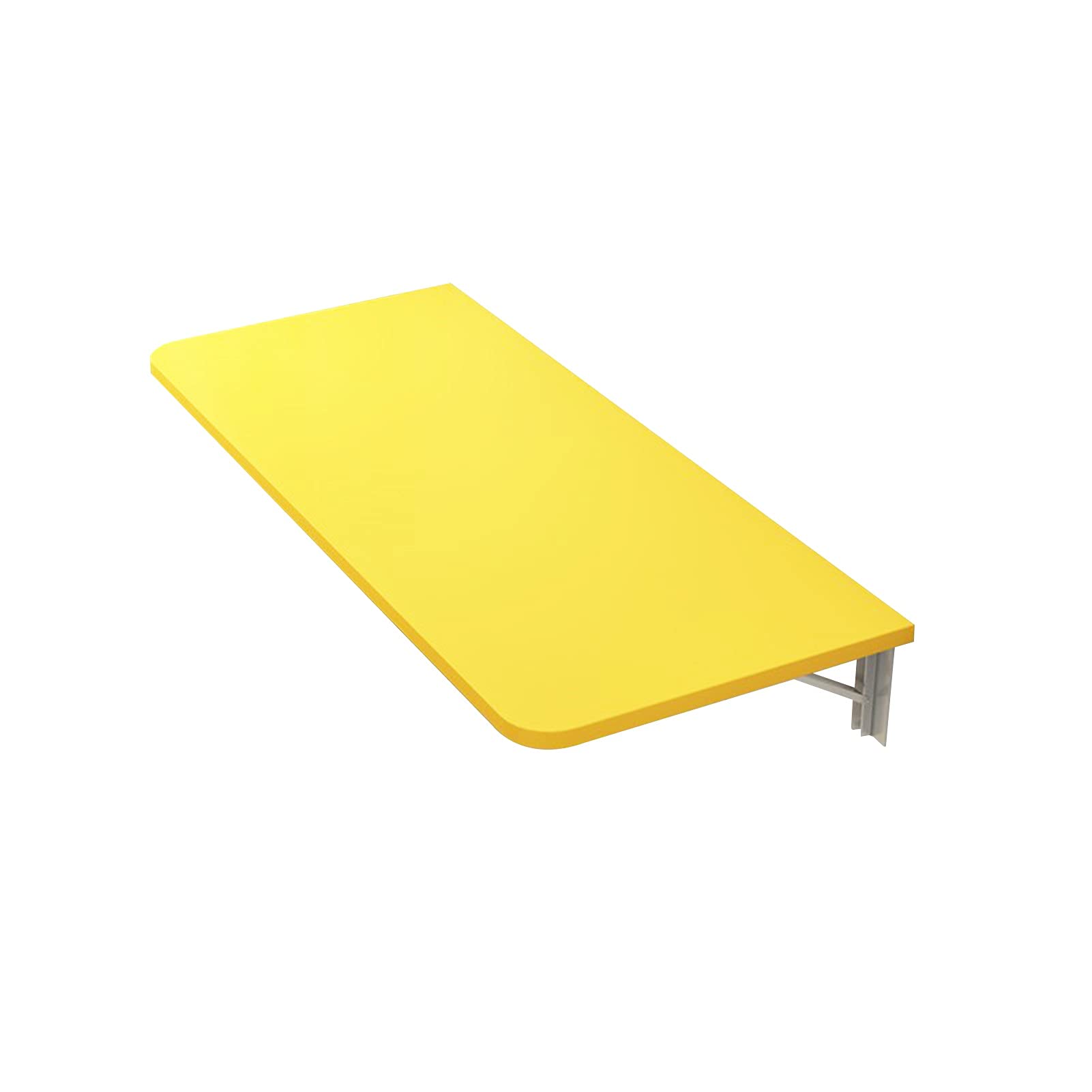 Waterproof Yellow Hanging Balcony Dining Table - Wall Mounted Foldable Desk for Small Spaces, Odor-Free & Easy to Clean - 70x30cm Compact Size - Perfect for Apartments, Tiny Homes & Outdoor Dining Areas