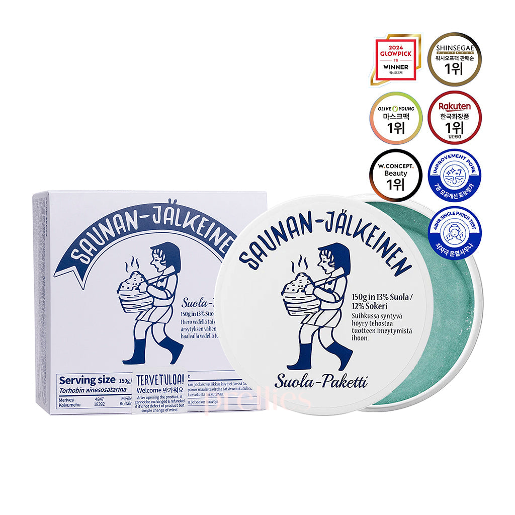 Torhop Sauna Heating Salt Mask 150g - Natural Detoxifying Face & Body Scrub for Spa & Home Relaxation