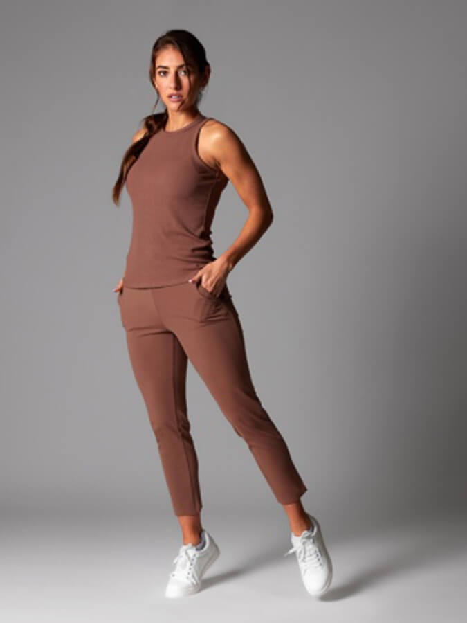 Tavi Perfect Fit Rib Women's Tank Top - Soft Stretch Comfortable Casual Wear for Women - Ideal for Yoga, Workouts, and Everyday Outfits