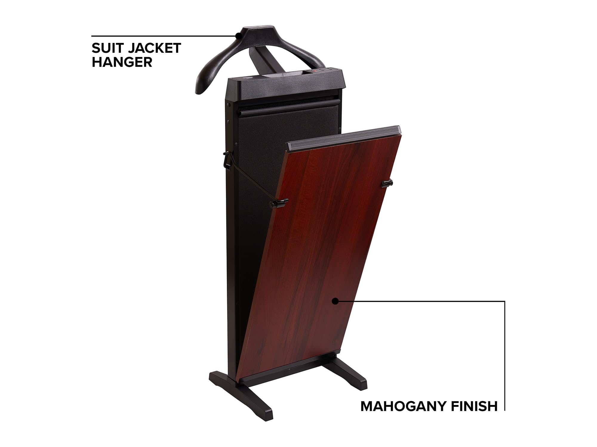 Corby 4400 Pants Press in Mahogany - Professional Steam Ironing Machine for Trousers & Dress Pants - Perfect for Home, Laundry Business & Tailor Shop Use