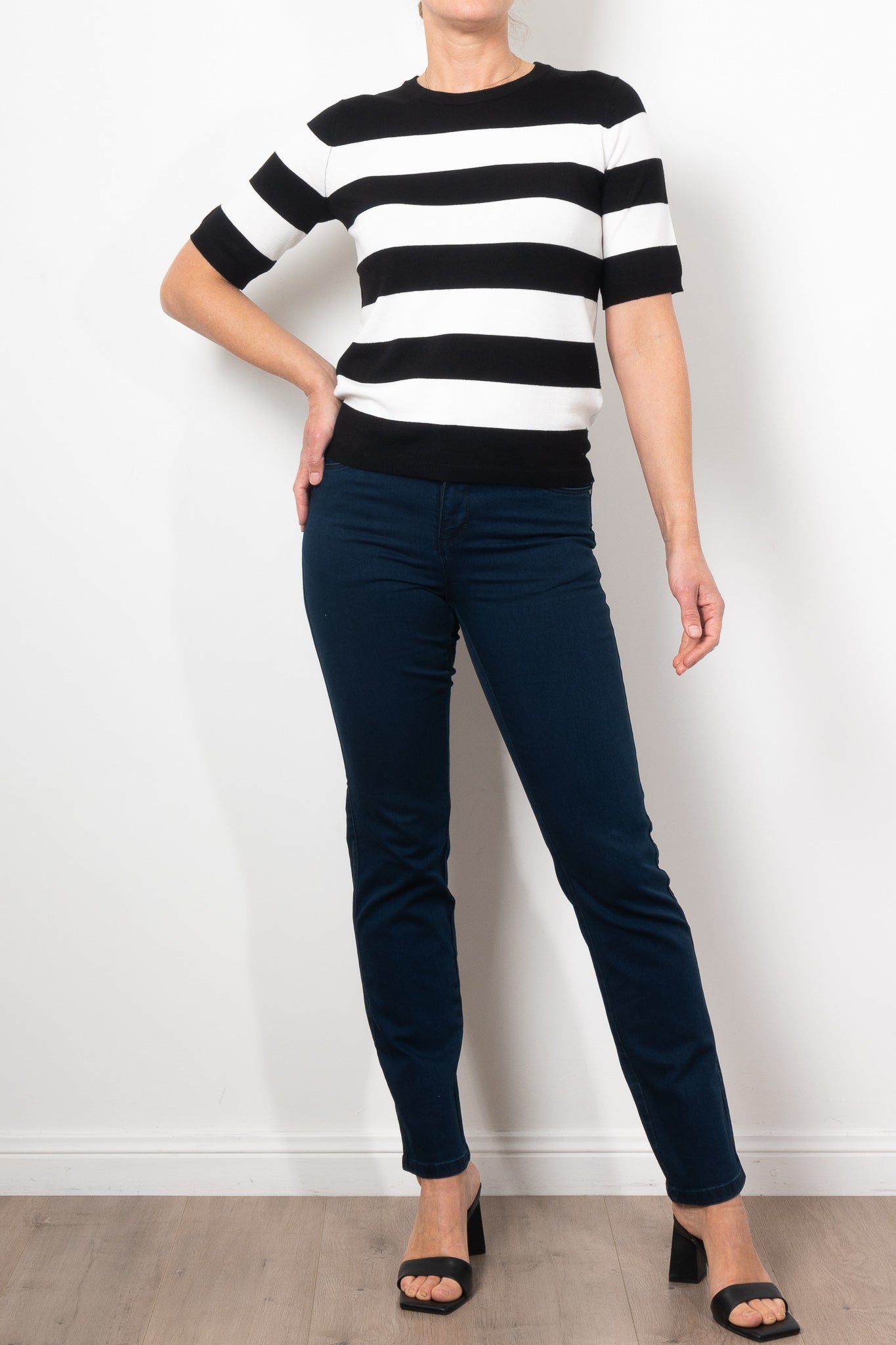 Kaffe Vicky Slim Jean - Women's High Waist Skinny Jeans for Everyday Wear | Comfortable Stretch Denim Pants for Casual Outfits & Office Style