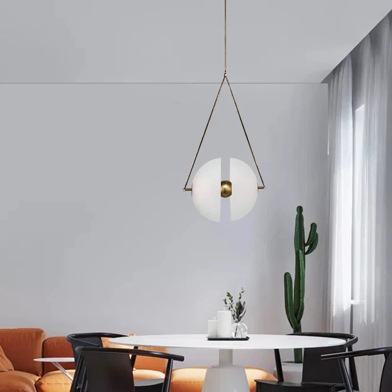 Minimalist Screw Pendant Hanging Lights - Modern Industrial Ceiling Fixture for Dining Room, Kitchen Island & Bedroom Decor