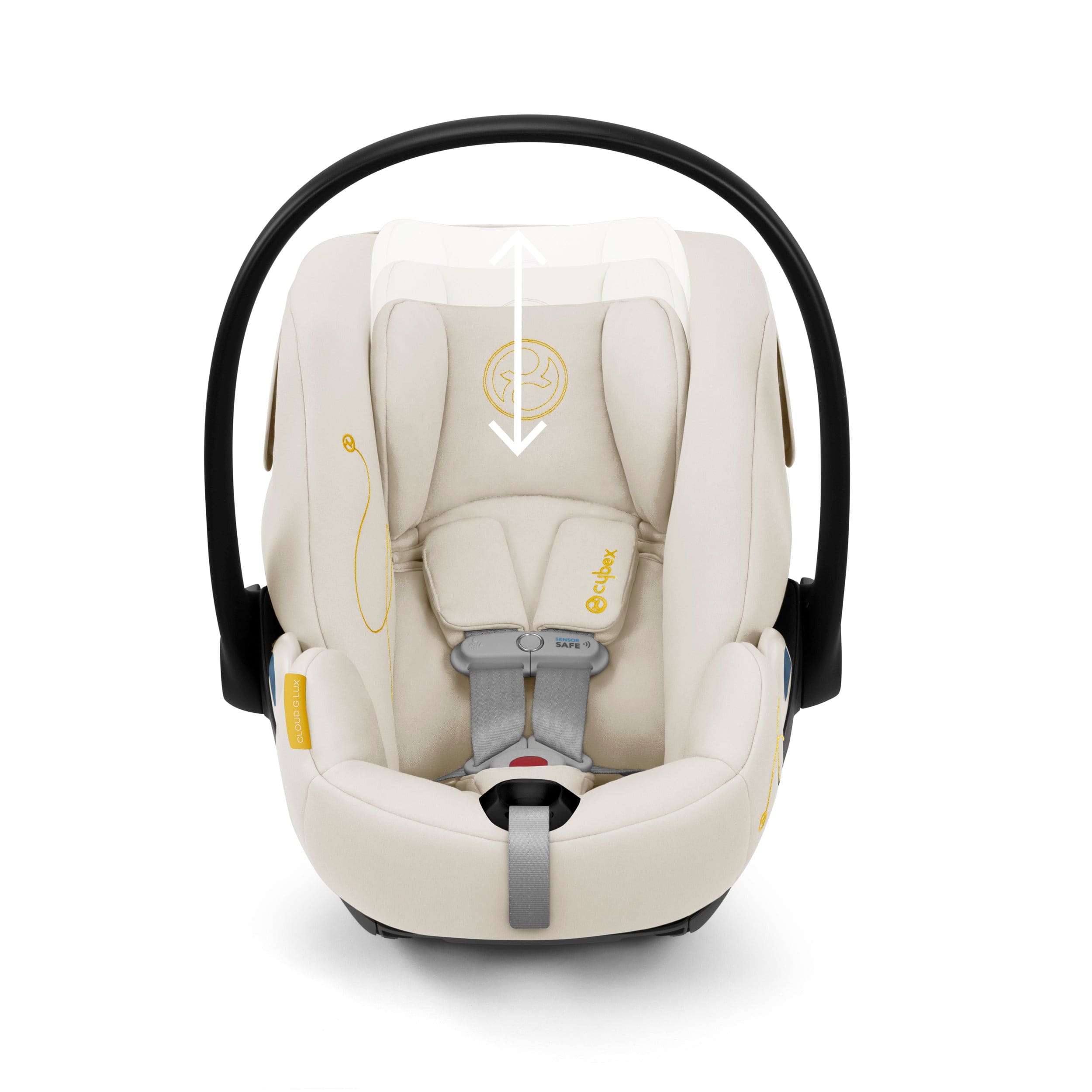 Cybex Cloud G Lux Comfort Extend Infant Car Seat - Premium Safety & Comfort for Newborns - Perfect for Travel, Shopping & Family Outings