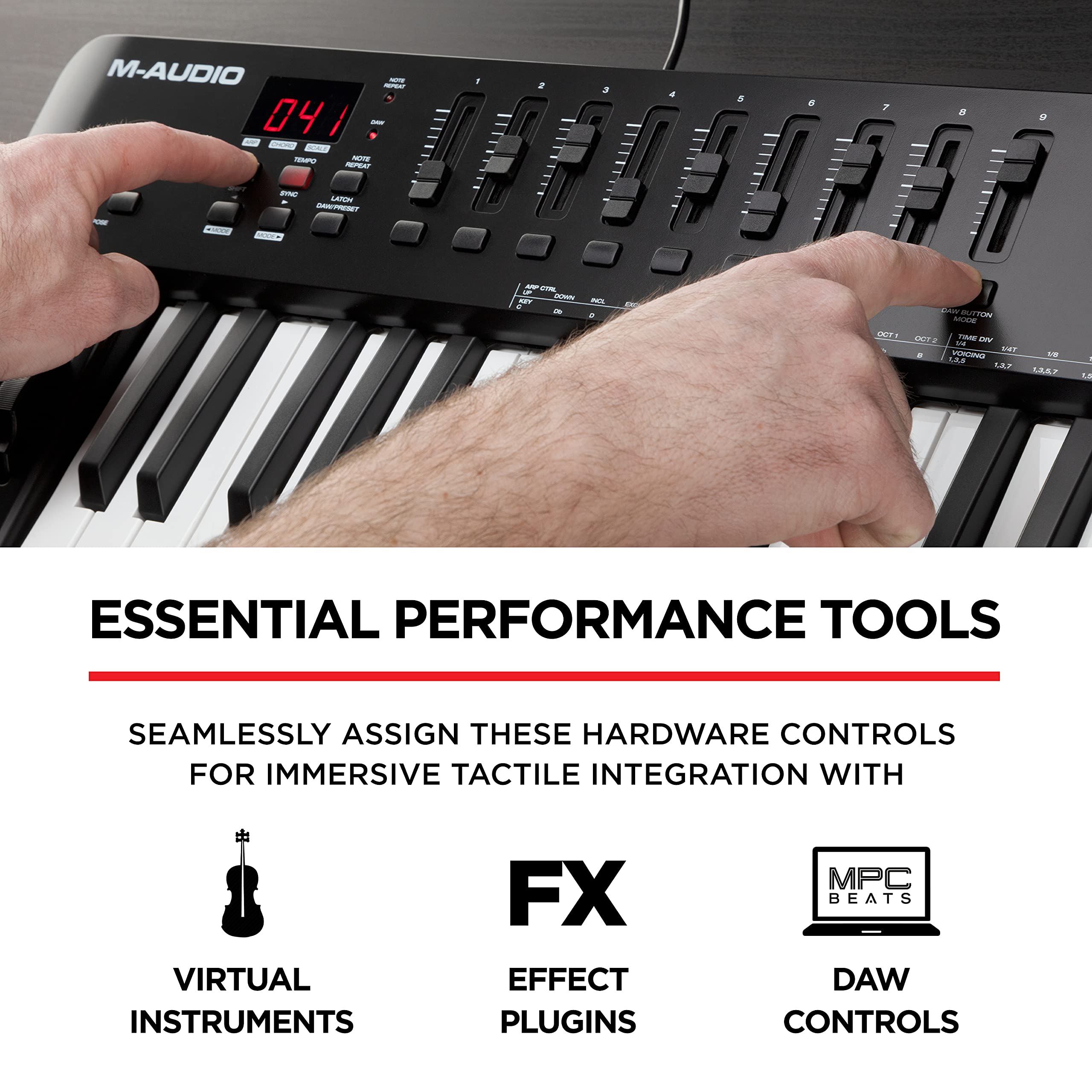 M-Audio Oxygen 49 MKV 49-Key USB MIDI Keyboard Controller for Music Production, Recording & Live Performance