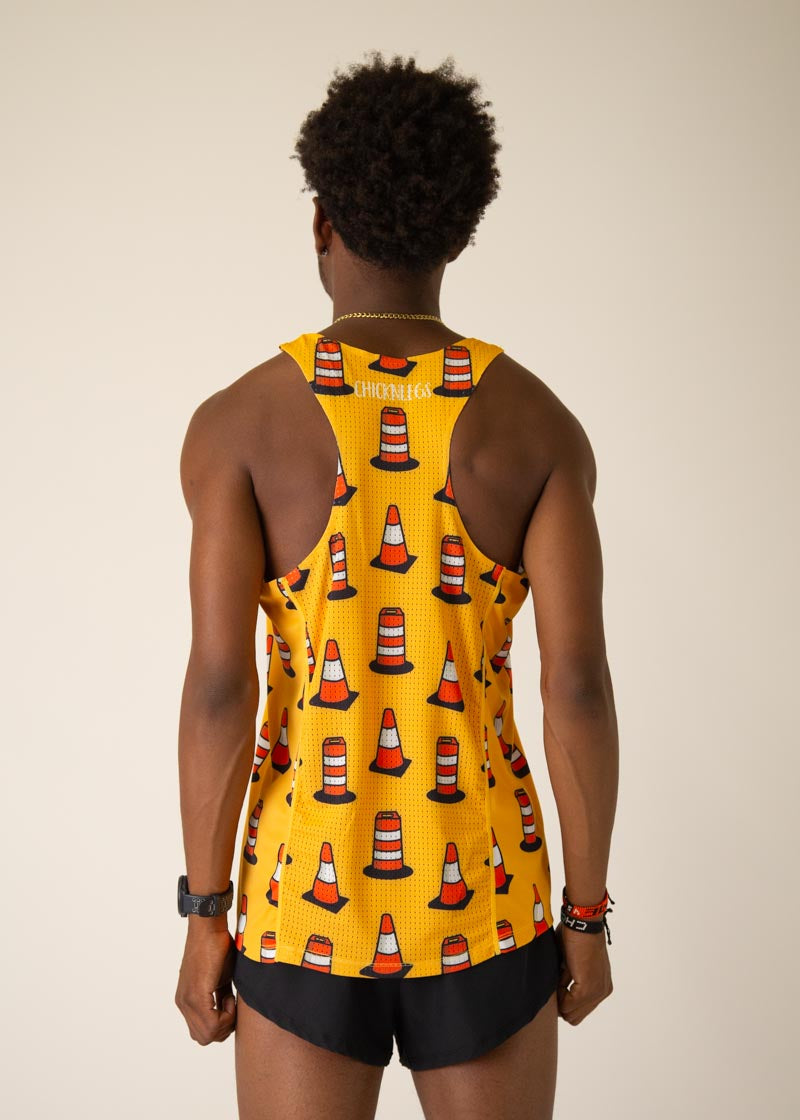 High-Performance Men's Running Singlet - Lightweight & Breathable for Marathon & Workout - Ideal for Runners & Athletes