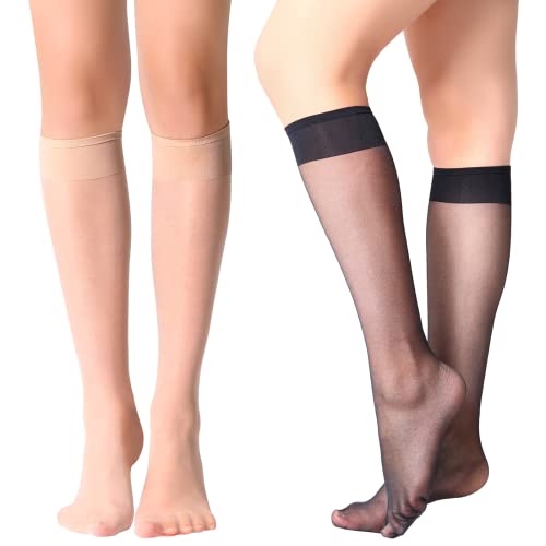 6 Pairs Nude+6 Pairs Black