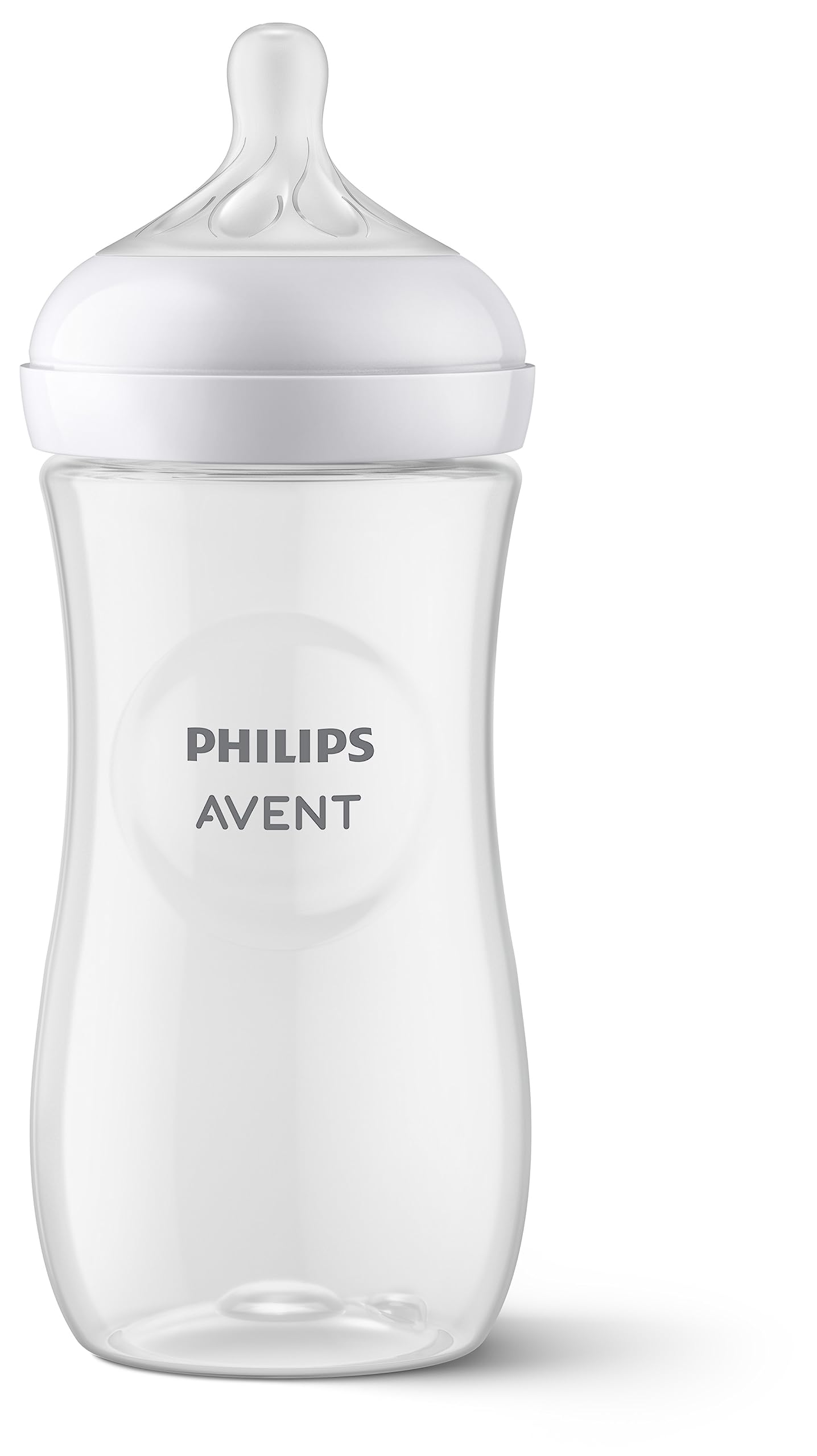 Philips Avent Natural Newborn Glass Baby Bottle Gift Set - 3x 4oz (Slow Flow) & 2x 8oz (Medium Flow) with Natural Response Nipples & 2 Silicone Sleeves - Perfect for Breastfeeding Transition & On-the-Go Feeding (SCD858/01)