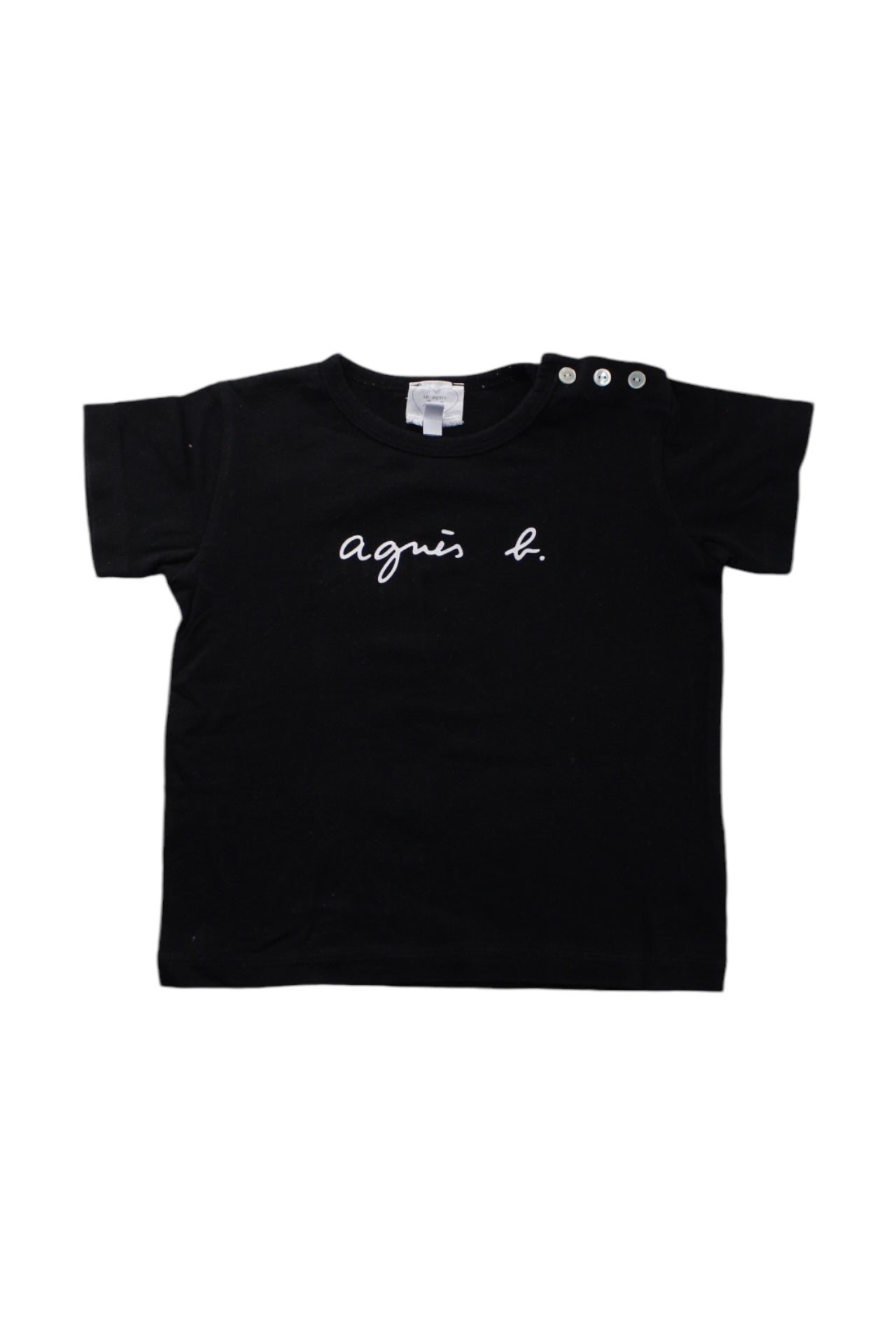 Agnès B. Short Sleeve Cotton T-Shirt for Toddlers 2T - Soft & Comfortable Casual Tee for Everyday Wear, Playdates & Preschool