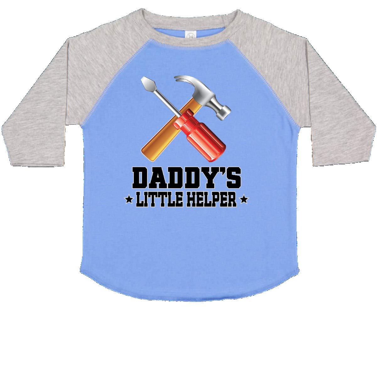 Inktastic Daddy's Little Helper Tools Toddler T-Shirt - Cute Construction Theme Outfit for Kids - Perfect for Father's Day, Playtime & Family Activities