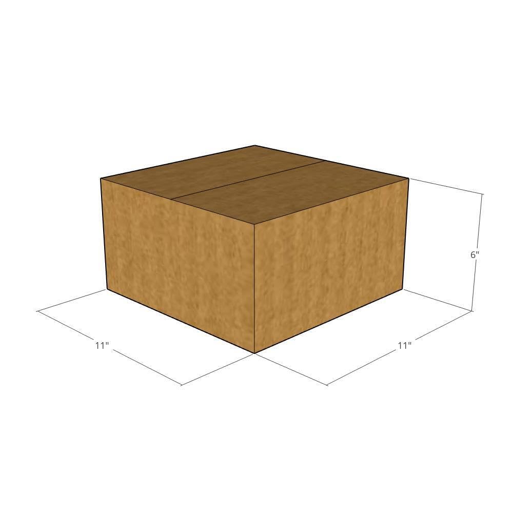 11x11x6 Inches 32 ECT Corrugated Moving Boxes - Pack of 15 | Heavy Duty Shipping Boxes for Business, Office & Home Storage | Perfect for Packing, Moving & Ecommerce Shipping