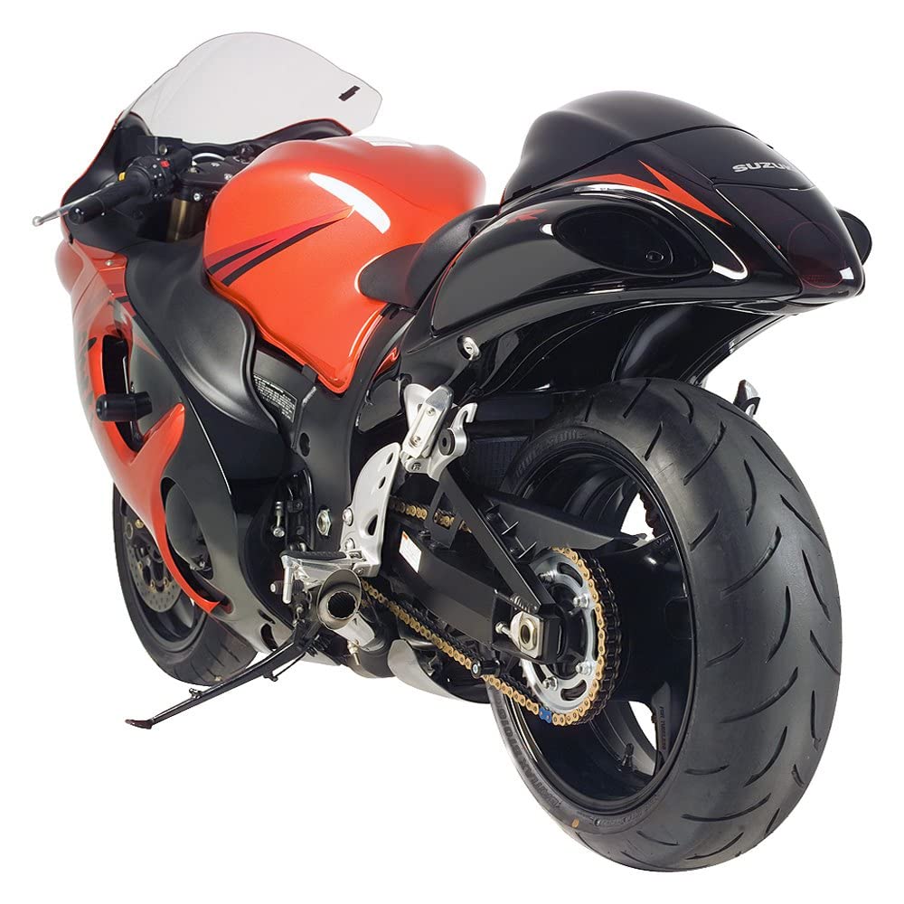 60802-1103 ABS Undertail with License Plate Light - Motorcycle Rear Fender for Harley, Honda, Yamaha - Perfect for Custom Bike Builds & Night Riding Safety