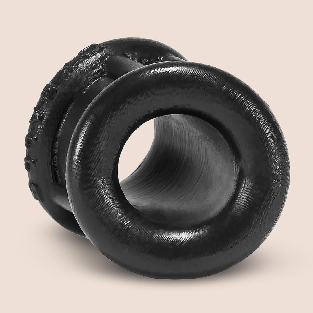 Oxballs Bent 1 Curved Silicone Ball Stretcher - Super Stretchy Testicle Weight for Men | Enhance Intimacy & Comfort During Playtime or Daily Wear
