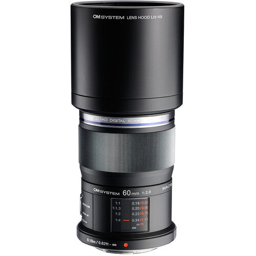 OM SYSTEM M.Zuiko Digital ED 60mm f/2.8 Macro Lens for Micro Four Thirds Cameras - Perfect for Close-Up Photography, Jewelry, Flowers & Insect Shooting
