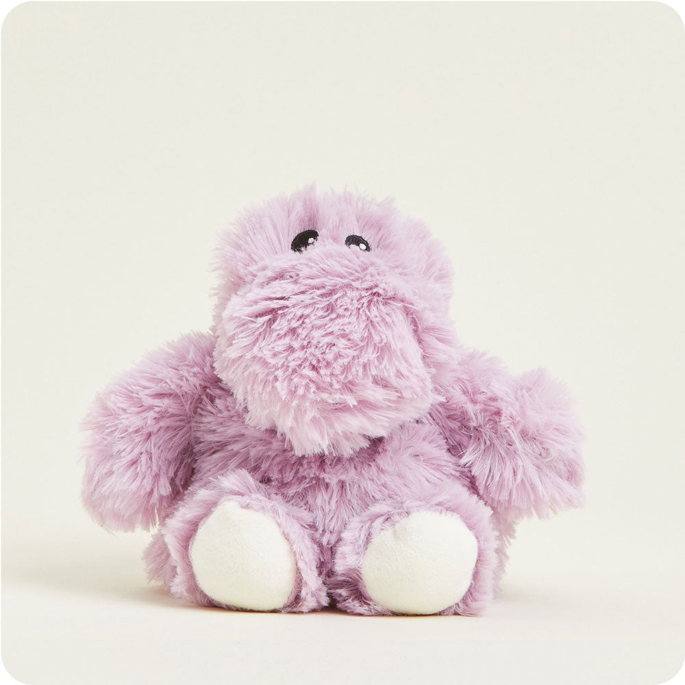 Hippo Warmies Junior - Microwaveable Plush Heating Pad for Kids | Soothing Comfort for Bedtime, Relaxation & Stress Relief | Perfect for Cold Nights, Aches & Cuddles