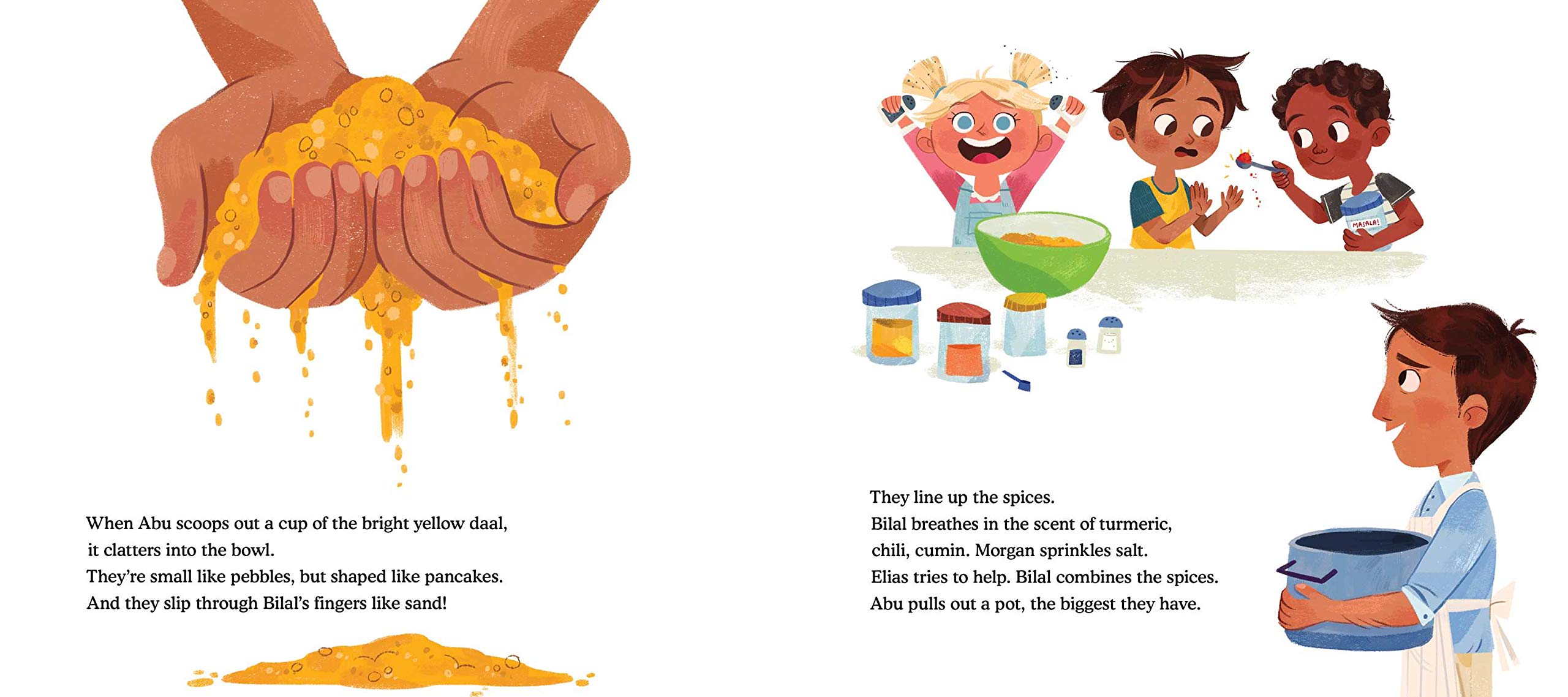 Bilal Cooks Daal Hardcover Book | Pakistani Children's Story | Cultural Diversity & Food Education | Perfect for Bedtime Reading & Classroom Learning
