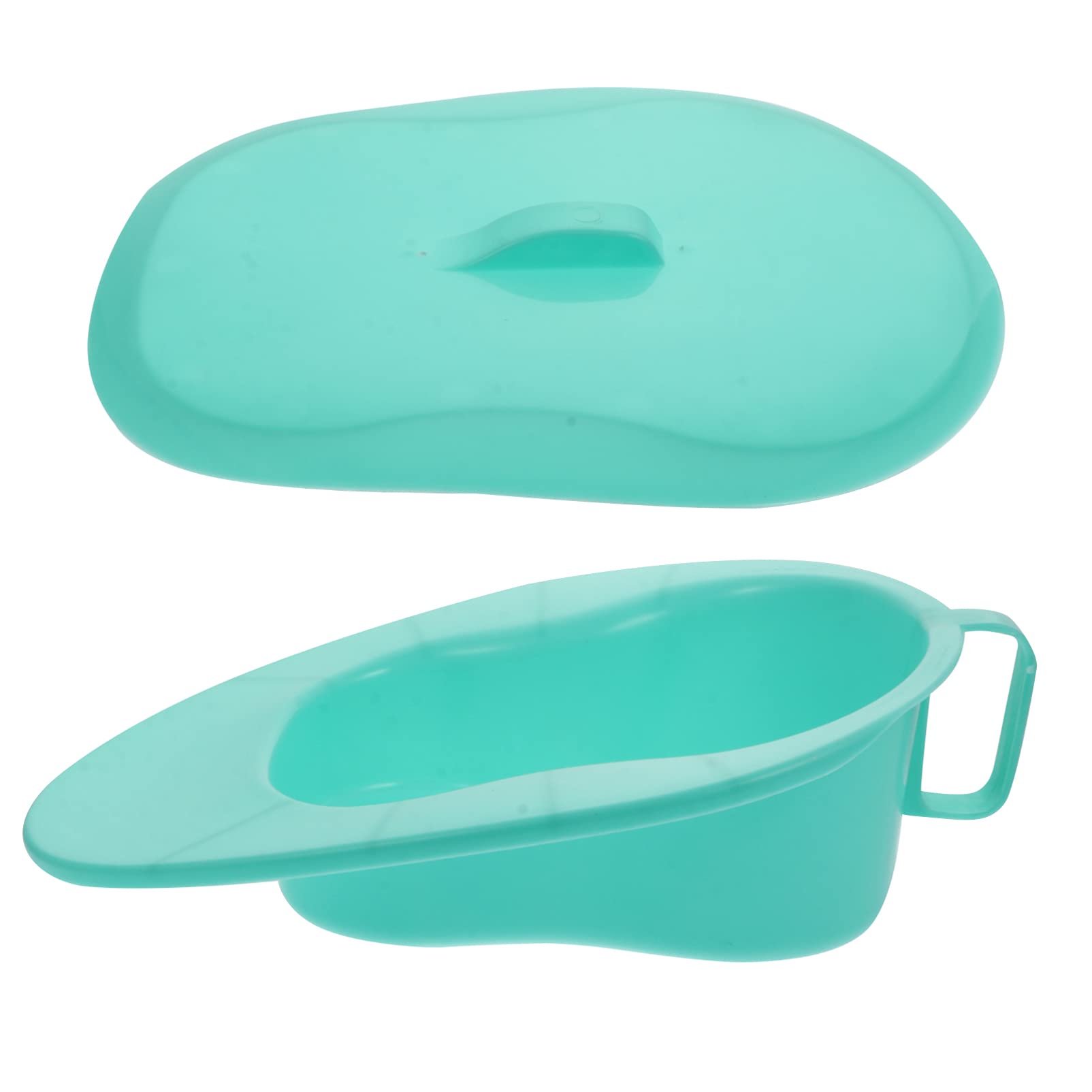 1PC Plastic Bed Pan for Elderly & Handicapped Patients - Portable Urinal for Women & Men - Ideal for Home Care, Hospital Use, and Mobility Assistance