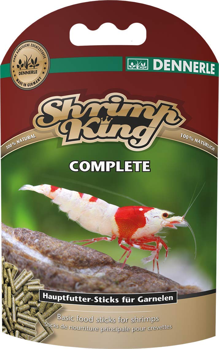 Premium Shrimp King Complete Food - High Protein Balanced Diet for Freshwater & Saltwater Shrimp | Ideal for Breeding, Growth & Color Enhancement in Aquariums