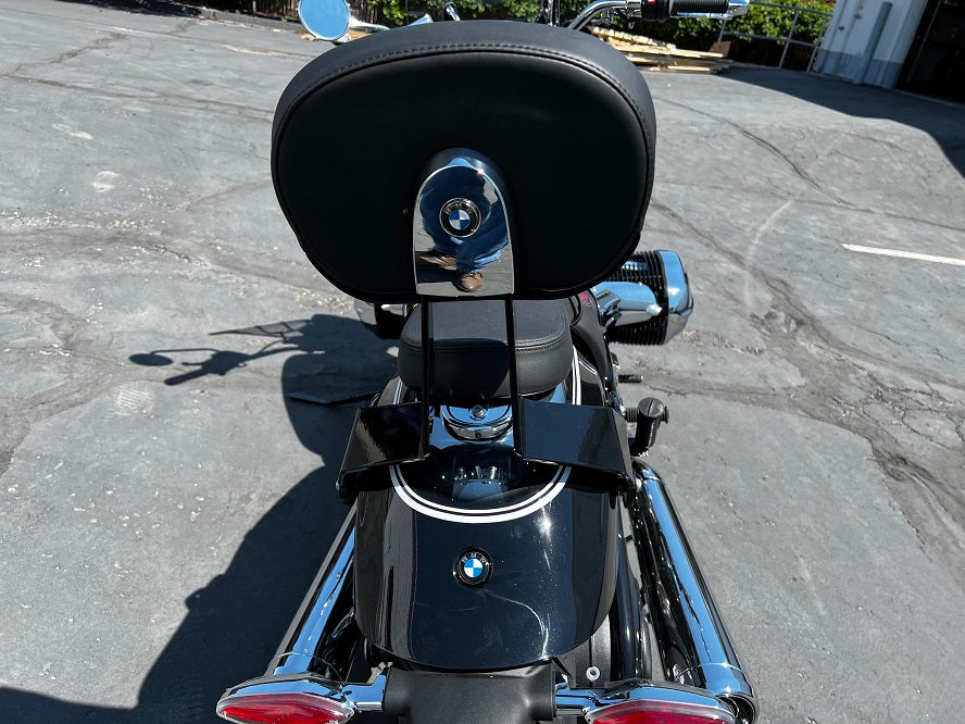 BMW Motorrad R18 Day Rider Passenger Backrest Black - Comfortable Rear Seat Support for Long Rides & Cruising