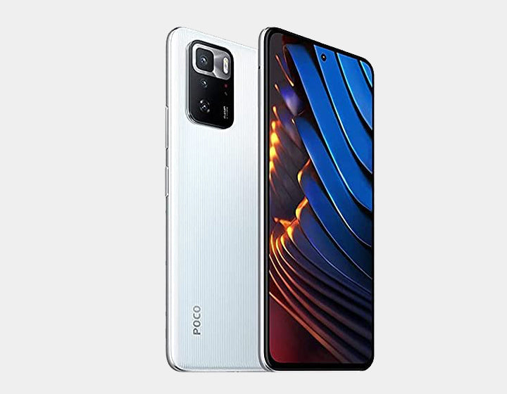 Poco X3 GT 5G Smartphone - 128GB Storage, 8GB RAM, Dual SIM, GSM Unlocked (Cloud White) - Perfect for Gaming, Streaming & Work on the Go