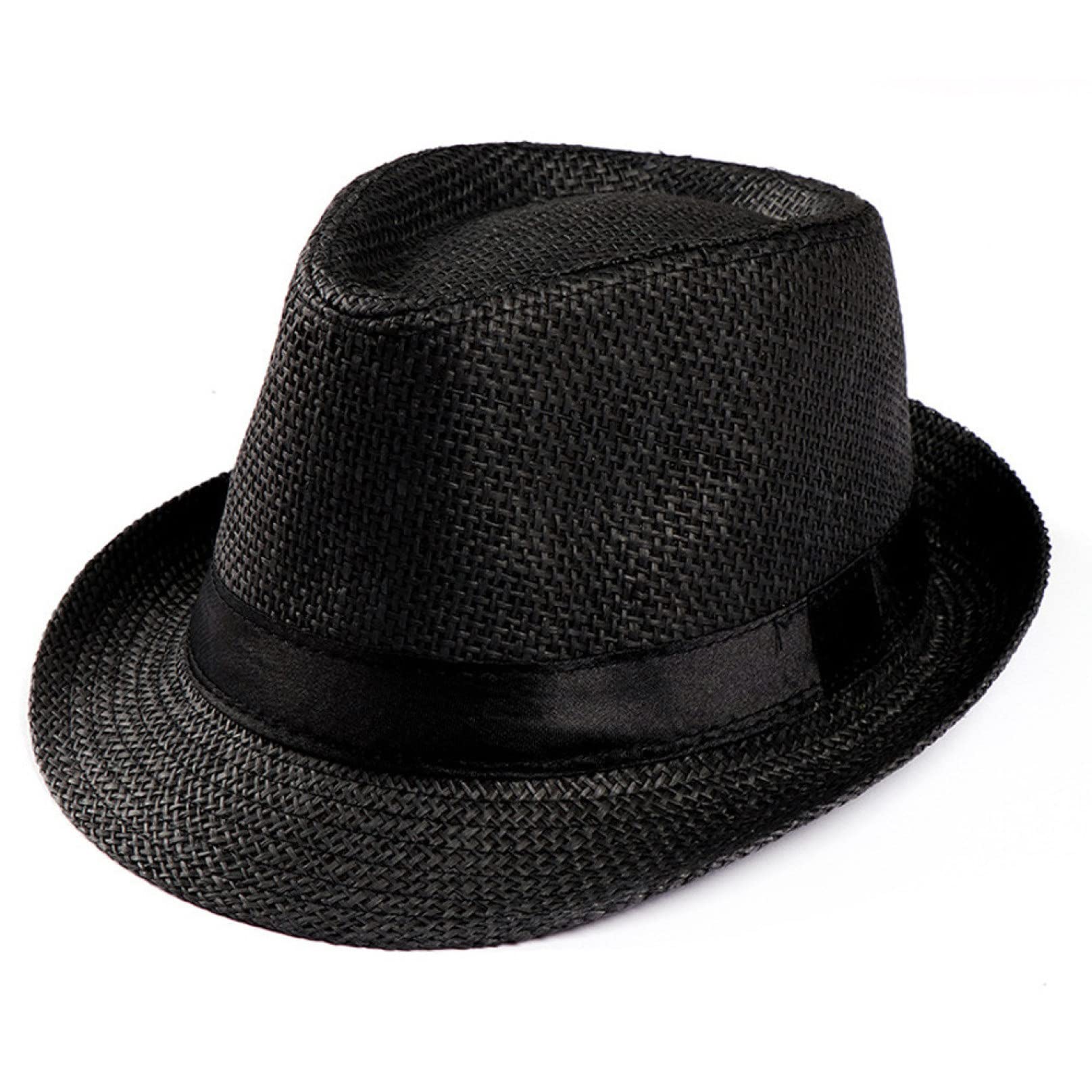 Stylish Fedora Straw Hat for Men - Summer Beach Sun Hat, Lightweight Panama Hat for Travel, Outdoor & Casual Wear - Perfect for Beach Vacations, Pool Parties & Summer Adventures