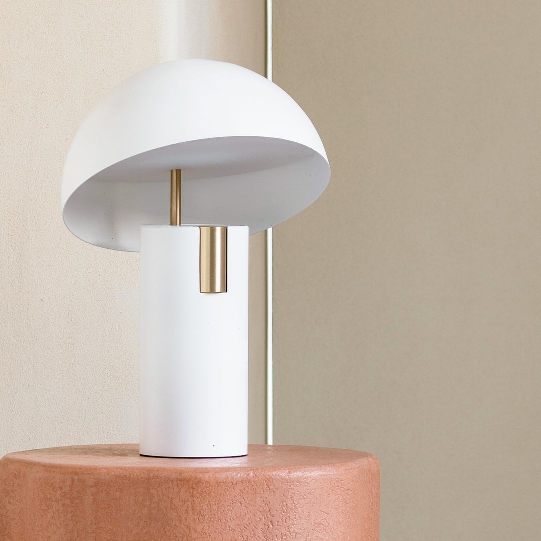 Modern Avo Table Lamp - LED Nightstand Light with USB Port, Adjustable Brightness for Bedroom, Living Room, Office - Warm White & Cool White Light Modes