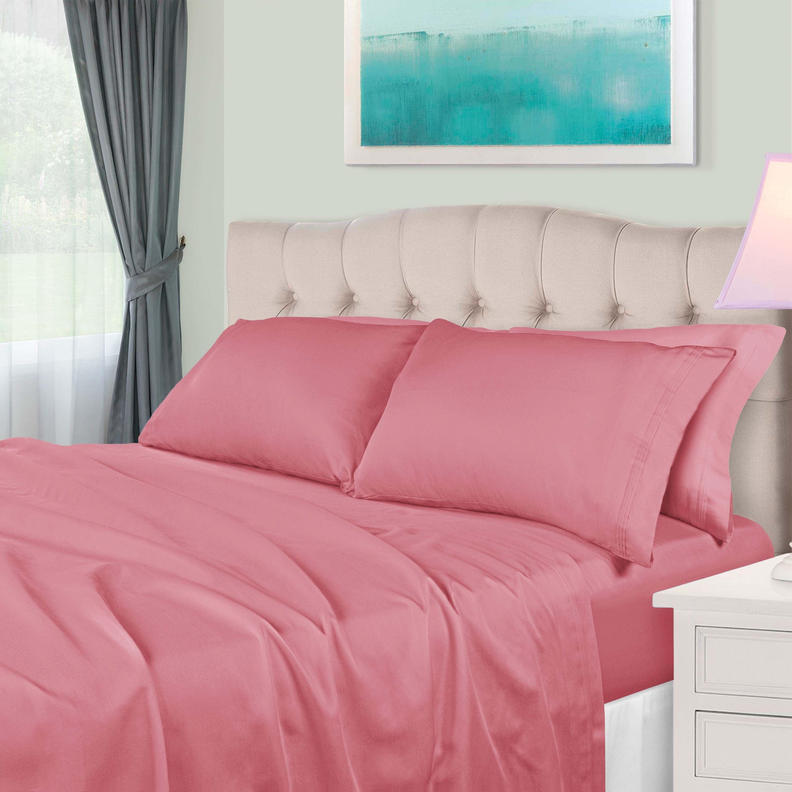 Luxury 650 Thread Count Egyptian Cotton Sheet Set - Eco-Friendly, Breathable & Hypoallergenic - Perfect for Master Bedroom, Guest Room & Hotel Use