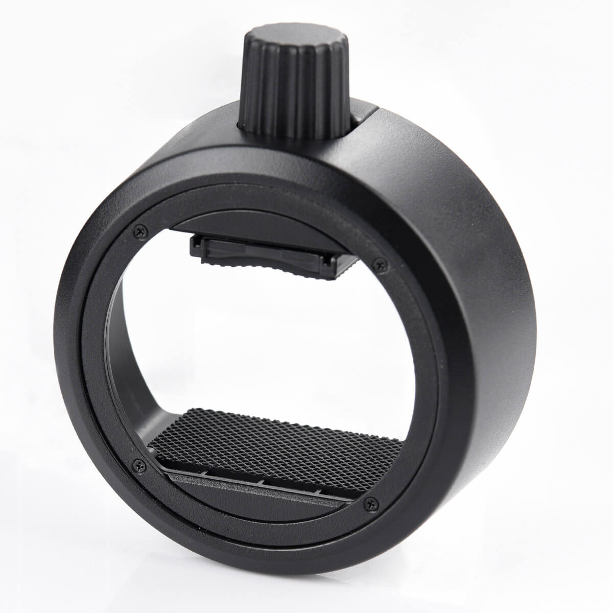 S R1 Round Head Speedlite Flashgun Adapter Bracket Ring - Universal Flash Mount for DSLR Cameras - Perfect for Studio Photography, Portrait Shoots & On-Location Lighting