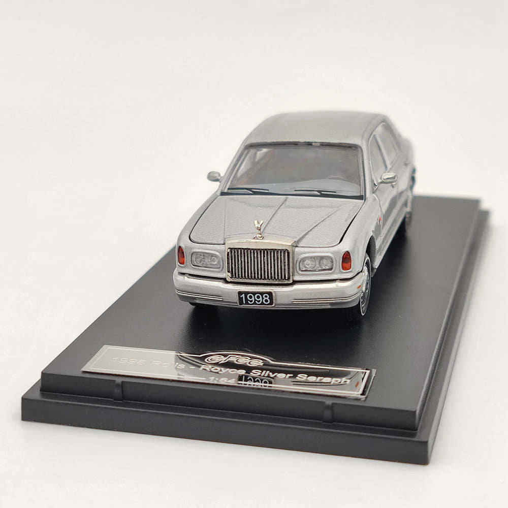 1/64 GFCC Rolls Royce Silver Seraph 1998 Silver Diecast Model Car - Collectible Toy Car for Adults & Kids - Perfect for Display, Gifts, and Car Enthusiast Collections