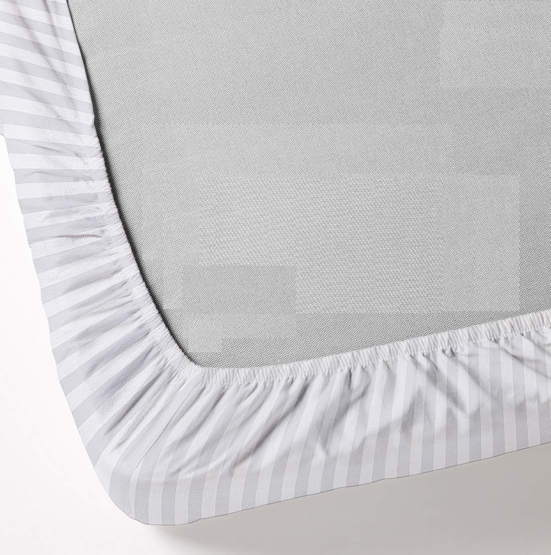 100% Cotton Short Queen Sheet Set - 4 Piece Luxury Hotel Bed Sheets, Soft & Breathable, Deep Pocket Fits Up to 16