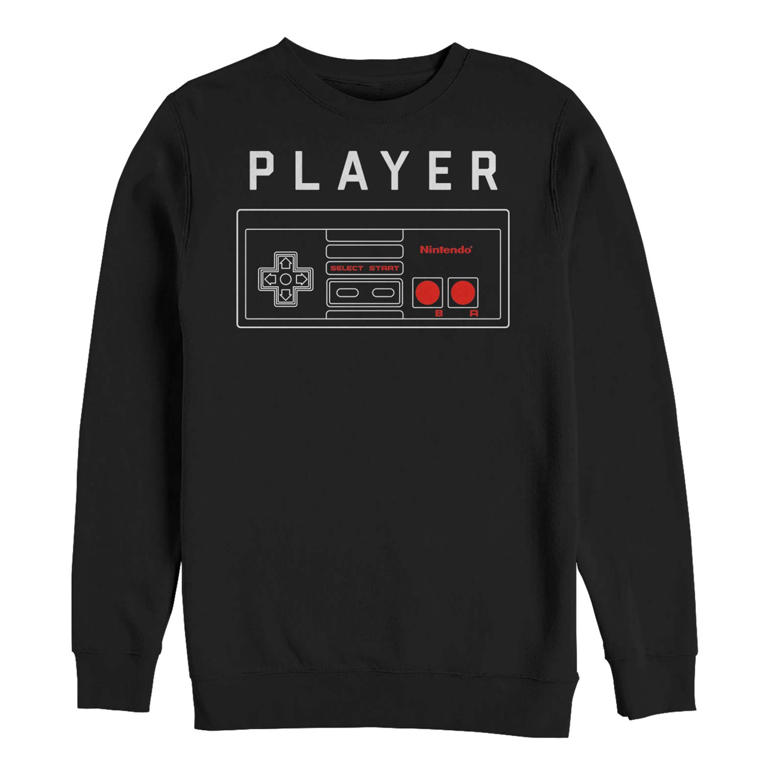 Nintendo Player Controller Graphic Sweatshirt for Men - Retro Gaming Hoodie for Casual Wear & Gaming Enthusiasts