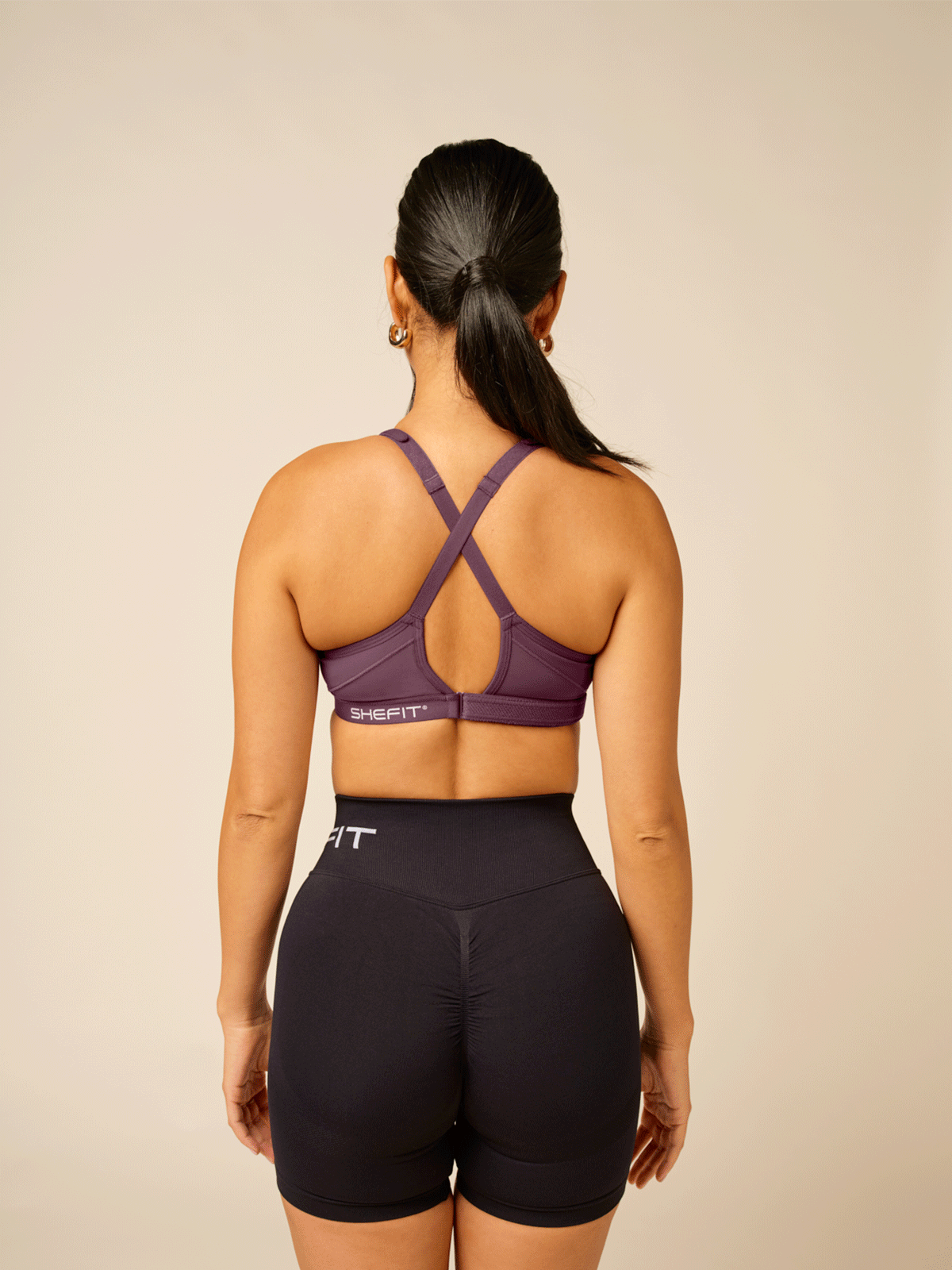 Full Coverage Bra Dark Raisin - Comfortable Support for Everyday Wear, Workout & Yoga | Plus Size & Wireless Options