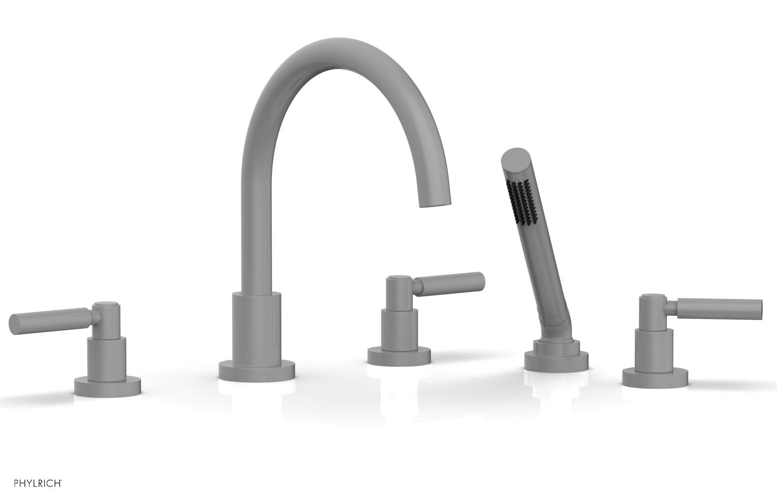 Premium Deck Tub Set with Hand Shower & Lever Handles D2130C1 - Perfect for Outdoor Showers, Poolside Bathing, and Garden Relaxation