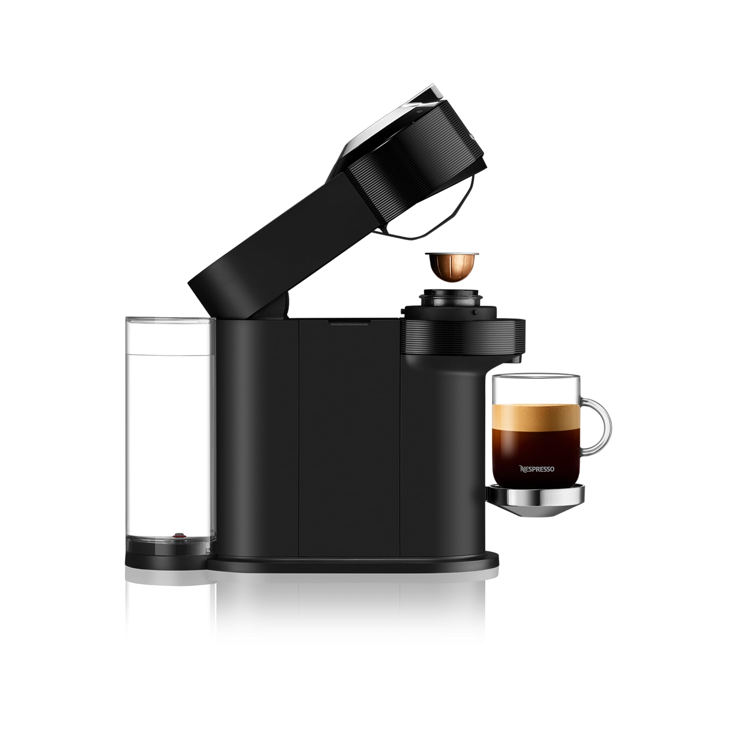 Nespresso Vertuo Next Premium Coffee & Espresso Machine with Aeroccino Milk Frother - Classic Black by Breville | Perfect for Home & Office Brewing