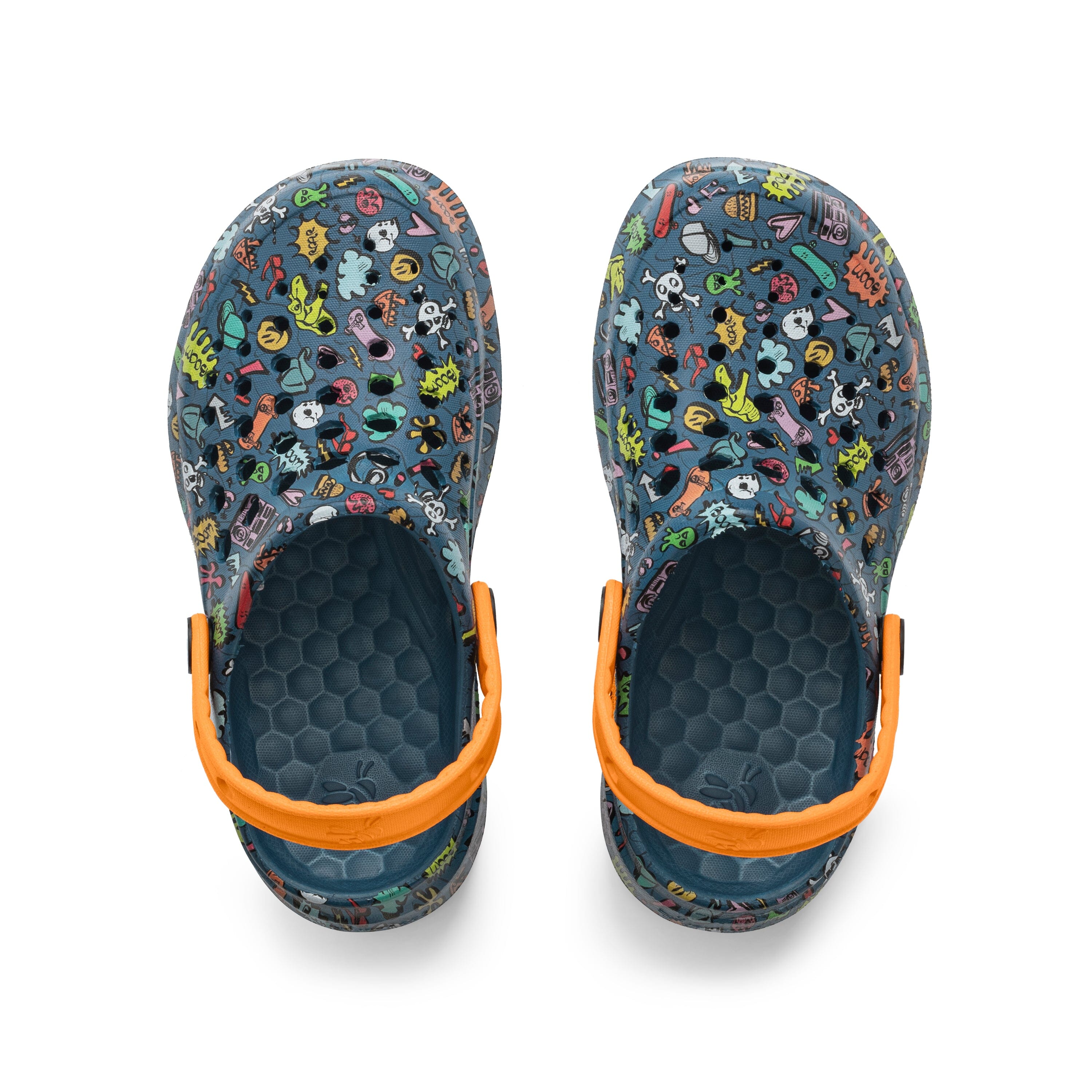 JOYBEES Active Clog Shoes for Kids with Fun Graphics - Comfortable & Durable Waterproof Sandals for Boys & Girls - Perfect for Beach, Pool, Playground & Summer Outdoor Activities
