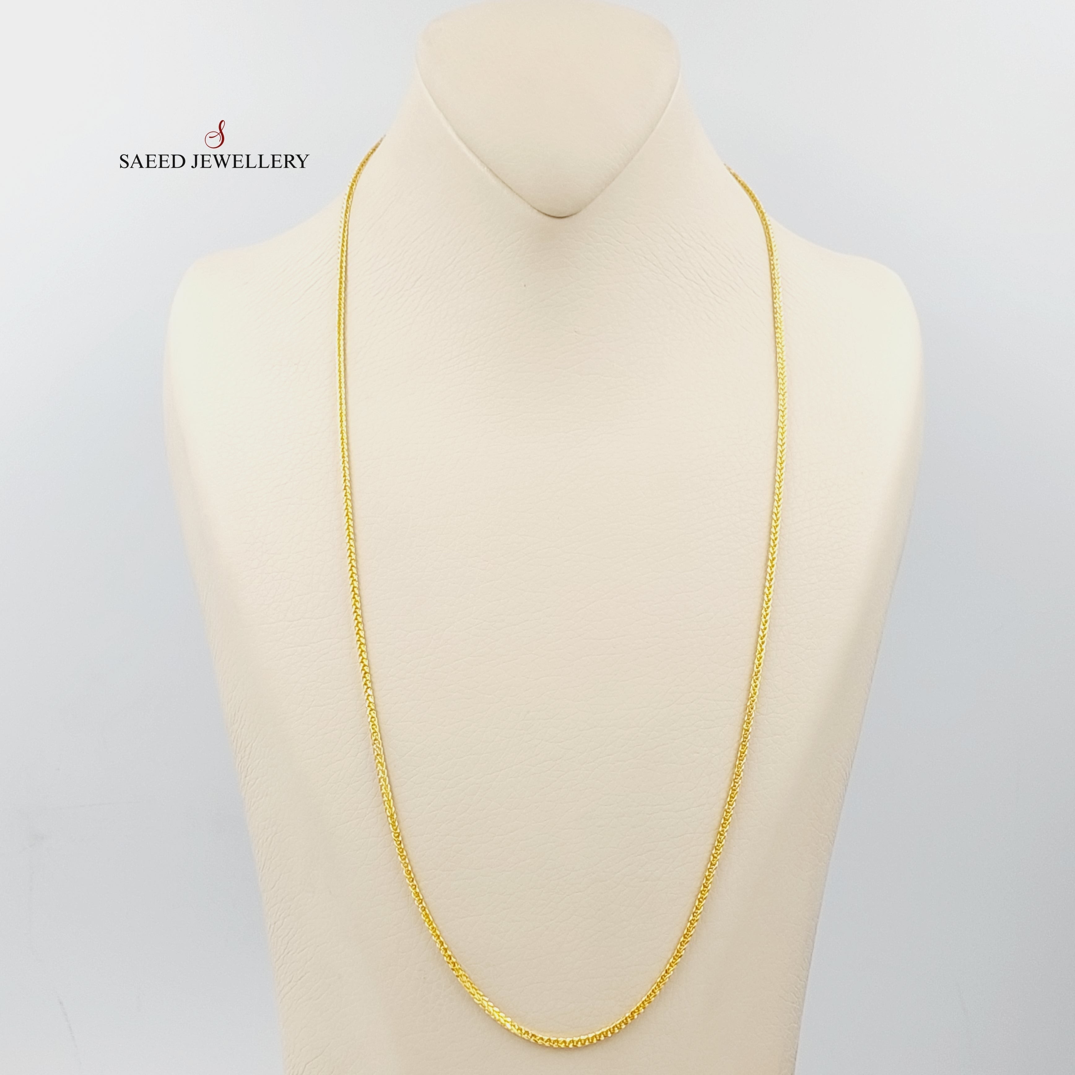 2mm Franco Chain Necklace for Women - Dainty Gold Layered Jewelry for Everyday Wear & Special Occasions