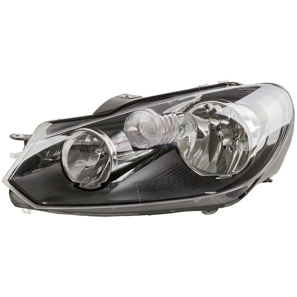 Volkswagen Jetta 2010-2014 Driver Side Headlight Assembly - CAPA Certified Replacement for VW2502145, VW2502145C | Perfect for Night Driving & Foggy Conditions