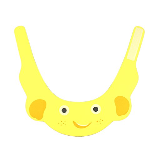 Soft Baby Shower Cap for Newborns - Yellow Waterproof Bathing Hat | Gentle Head Protection for Infants During Bath Time & Hair Wash