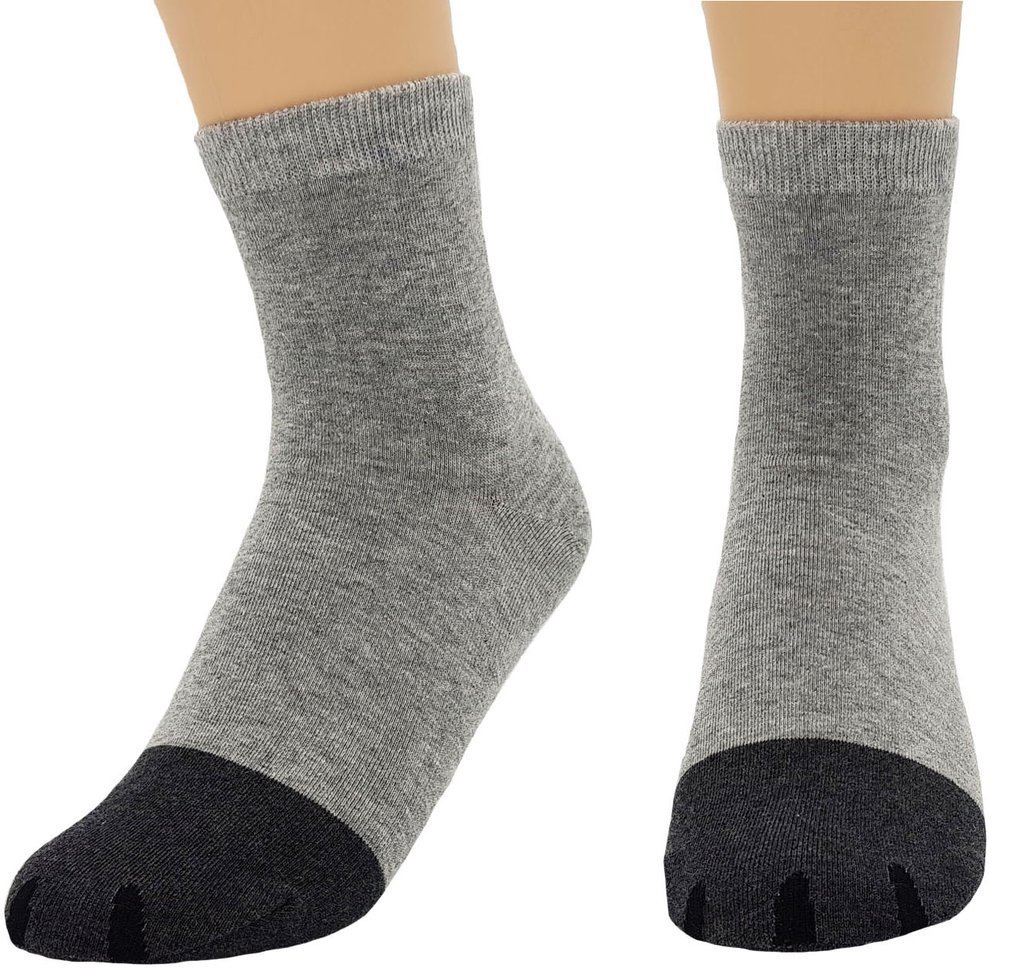 Worldlook Women's Cat Paw Print Socks - Soft Cotton Blend Crew Socks with Cute Toe Bean Design - Perfect for Cat Lovers, Gifts, and Casual Wear