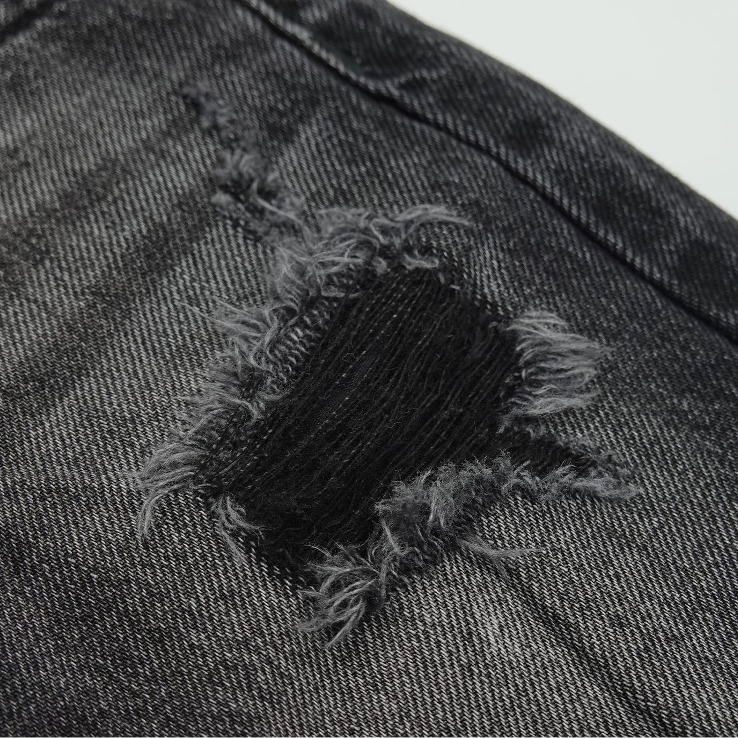 KIDSCOOL SPACE Boys' Summer Denim Shorts with Ripped Holes & Soft Elastic Waistband - Comfortable Half Jean Pants for Outdoor Play, Beach Vacations & Casual Wear